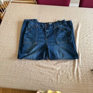 Suzanne Betro Dark Blue Women Jeans